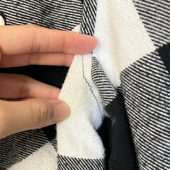 Anti Social Social Club Flannel Plaid Floral Button Down Shirt - Men's Size L - Picture 6 of 14